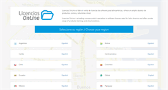 Desktop Screenshot of licenciasonline.com