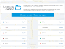 Tablet Screenshot of licenciasonline.com